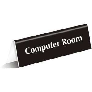  Computer Room OfficePal Desk Tent Sign, 6 x 2 Office 
