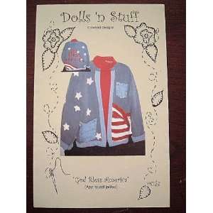  God Bless America (appliqued jacket) PATTERN: Arts, Crafts 