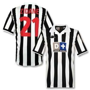   Juventus Home Jersey   Jacquard Sponsor + Zidane 21
