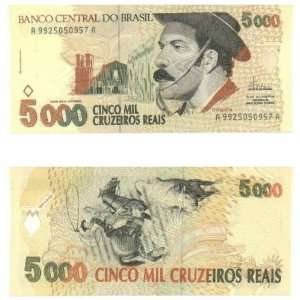  Brazil ND (1993) 5000 Cruzeiros Reais, Pick 241 