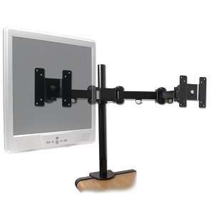  Dual LCD Desk Mounting Bracket (Black): Office Products