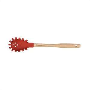    Le Creuset Silicone Pasta Fork, Cherry Red