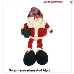   Soft Leg Santa Plush Figure Toy, Christmas Gift and Decoration: Toys