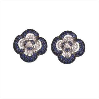 CZ Collections Sapphire cubic zirconia Earrings EAR541  