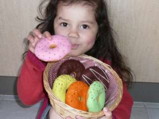Pretend Play Felt Food Patterns   Delicious Donuts !  