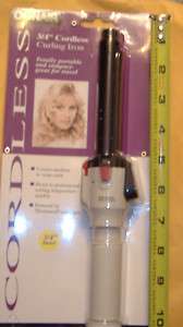 CONAIR CORDLESS CURLING IRON COMPACT TRAVEL THERMACELL NEW  