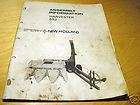 New Holland 971 Flexible Cutter Bar Assembly Manual NH items in 