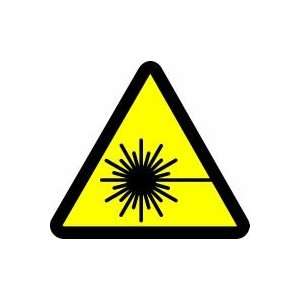  WARNING Labels LASER HAZARD 2 Adhesive Dura Vinyl: Home 
