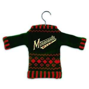  Minnesota Wild Knit Sweater Ornament