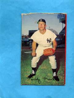 1964 Rawlings Glove Box Card Mickey Mantle New York  