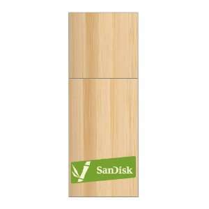  SanDisk 4GB Cruzer Bamboo USB 2.0 Flash Drive (SDBAMBOO 