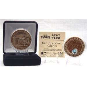  San Francisco Giants At&T Park Authenticated Infield Dirt 