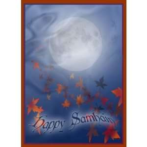  Happy Samhain Moon Veil Greeting Card Health & Personal 