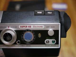 Vtg YASHICA SU 40 Super 8mm Movie Film Camera w/ Case  