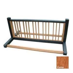  Polly Products 10 Position Bike Rack, Brown/Cedar