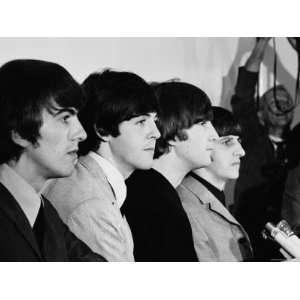  the Beatles During an Interview at Los Angeles International Airport 