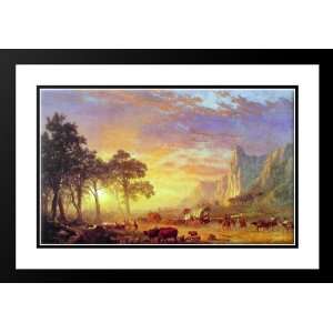  Bierstadt, Albert 40x28 Framed and Double Matted The 