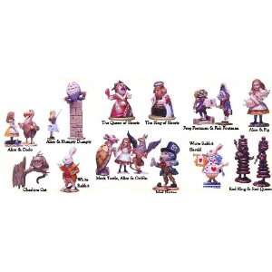  Alice In Wonderland Figure Set Of 18 Figures By Kaiyodo 