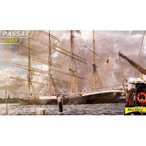  Passat 4 Masted Sailing Ship 1 150 Heller Toys & Games