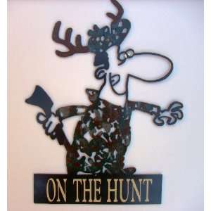   ,Hunter,Deer,Metal Art,Cabin,Lodge,Mountain, Dad: Everything Else