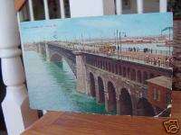 1910 STREETCAR St. Louis Missouri MO Eads Bridge PC  