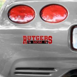  NCAA Rutgers Scarlet Knights Mom Car Decal: Automotive