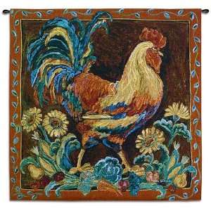  Rooster Rustic French Country Tapestry Wall Hanging