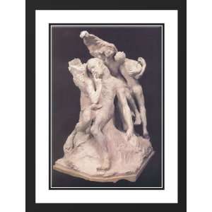  Rodin, Auguste 19x24 Framed and Double Matted Monument to 