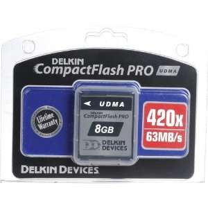  Delkin Devices 8GB CompactFlash Pro UDMA Card Electronics