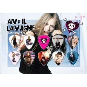  Avril Lavigne Guitar Pick Display   Premium Celluloid 