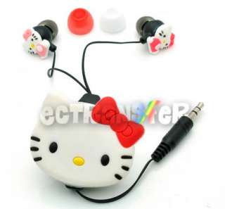Hello Kitty 3.5mm Retractable Earphone Earbud/HP792  