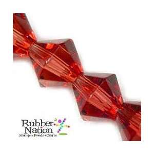  Faceted Glass Beads Bicones 4mm Ruby Red 75pc: Arts, Crafts & Sewing