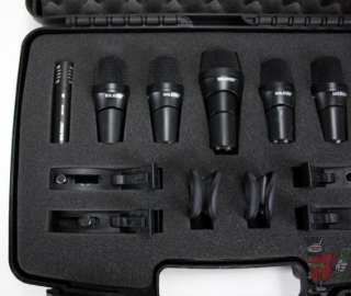 Digital Reference DRDK7 7 Piece Drum Microphone Set w/Case  