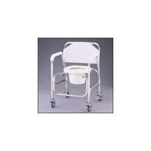  Nova Deluxe Commode with Wheels Shower Chair: Health 