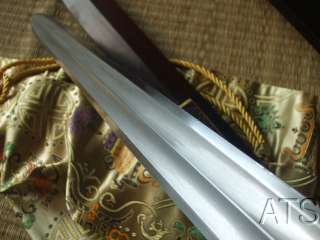   Chinese Folded Steel Han Sword Razor Sharp Full Tang Razor Sharp