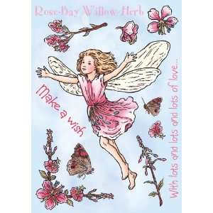  Flower Fairy Cling Stamp Set 4X 6 Ros Willow Toys & Games