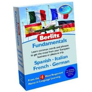  Berlitz Fundamentals (Learn Spanish Italian French German 