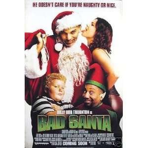  Bad Santa Double Sided 27x40 Original Movie Poster