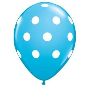  Lets Party By Robins Egg Blue with White Polka Dots Latex 