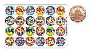   STAR MINI DOT Stickers Kids Party Favors Teacher Supply Reward  