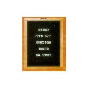  Marsh Directory Board 24X18 Or 2X1 1/2 Oak Trim 