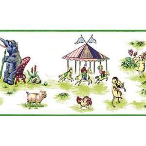  Circus Animals   Wide Wallpaper Accent Border: Home 