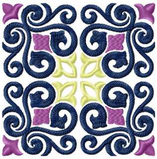 This auction is for 12 quilt motif designs for machine embroidery.