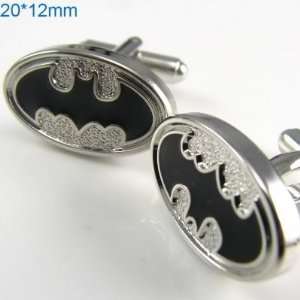    Silver New Design Dark Knight Batman Cufflinks Cuff Links Jewelry