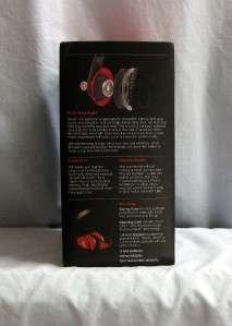 Red Over the head Studio Beats by Dr. Dre with box case and papers A 