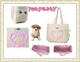 Pet Dog Cat Carrier Tote Bag Handbag Adorable Fashion ★  