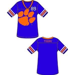  Clemson University Tigers Womens Jersey T Shirt With 