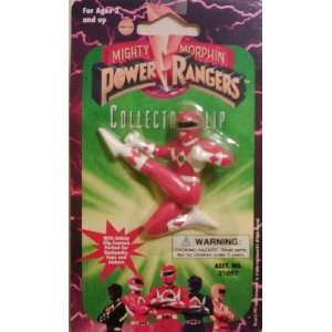  Mighty Morphin Power Rangers Collectible Clip   Red Ranger 