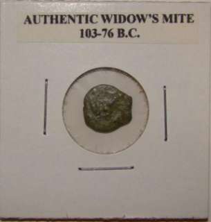 Ancient Authentic Widows Mite Coin