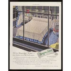  1948 Morgan Jones Princess Bedspread Print Ad (9343): Home 
